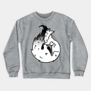 Flaming Fox Crewneck Sweatshirt